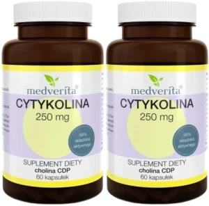 2 x Cytykolina 250 mg 60 kapsułek, Medverita