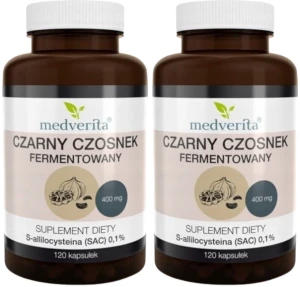2 x Czarny Czosnek 120 kapsułek, Medverita