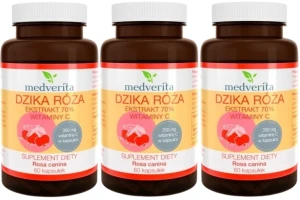 3 x Dzika róża 60 kapsułek, Medverita