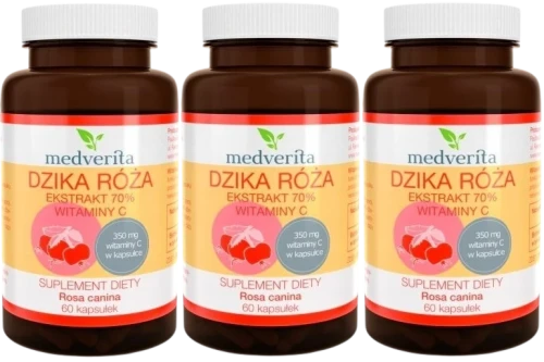 3 x Dzika róża 60 kapsułek, Medverita.webp