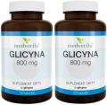 2 x Glicyna 800 mg L-glicyna Aminokwas 100 kapsułek, Medverita.webp