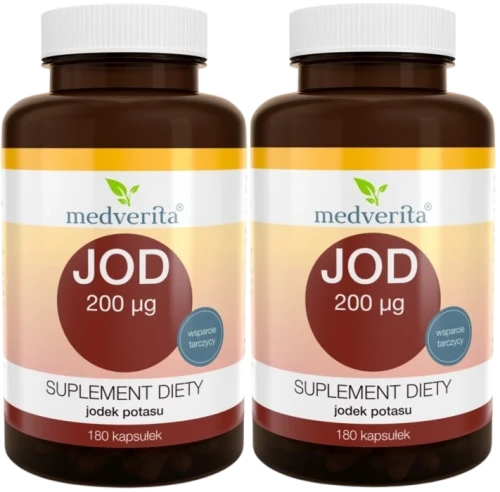 2 x Jod 200 ug 180 kapsułek, Medverita.webp