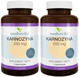 2 x Karnozyna 250 mg 120 kapsułek, Medverita