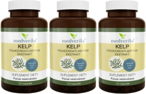 3 x Kelp 120 kapsułek, Medverita