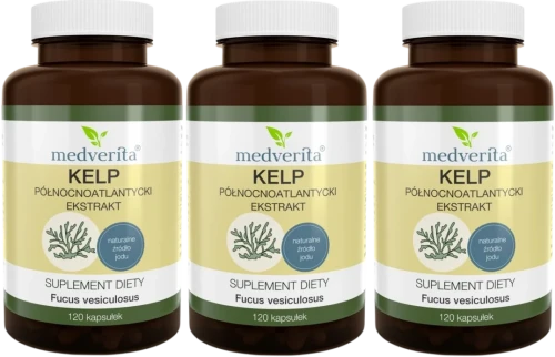 3 x Kelp 120 kapsułek, Medverita.webp