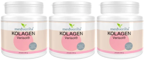 3 x Kolagen wołowy Verisol proszek 200 g, Medverita.webp