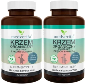 2 x Krzem organiczny 100 mg 120 kapsułek, Medverita