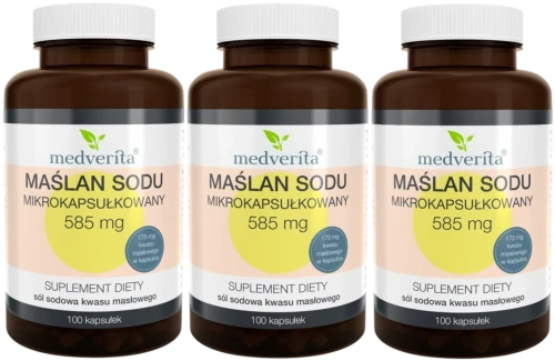 3 x Maślan sodu 120 kapsułek, Medverita.webp