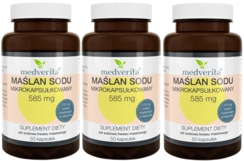 3 x Maślan sodu 60 kapsułek, Medverita.webp