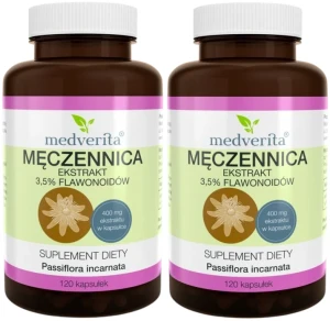 2 x Męczennica 400 mg 120 kapsułek, Medverita