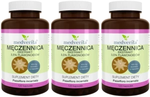 3 x Męczennica 400 mg 120 kapsułek, Medverita