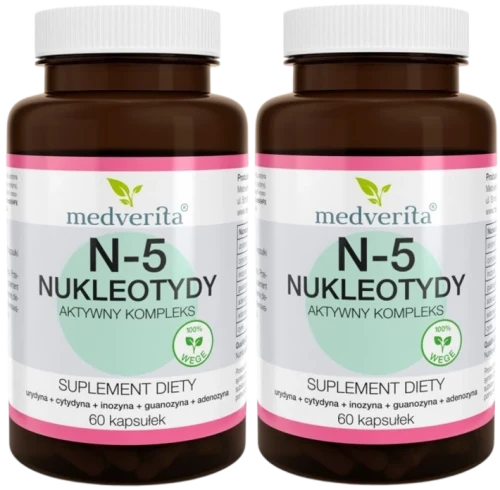 2 x N-5 Nukleotydy 120 kapsułek, Medverita.webp