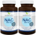 2 x NAC 200 mg N-acetylo L-cysteina - 90 kapsułek, Medverita.webp