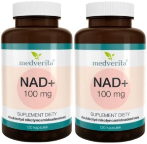 2 x NAD+ 100 mg 120 kapsułek, Medverita