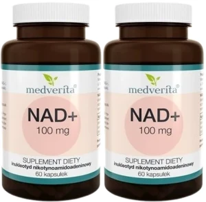 2 x NAD+ 100 mg 60 kapsułek, Medverita
