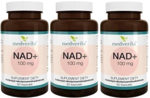 3 x NAD+ 100 mg 60 kapsułek, Medverita