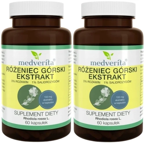 2 x Różeniec Górski 60 kapsułek, Medverita.webp