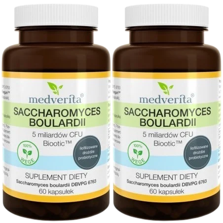 2 x Saccharomyces Boulardii 60 kapsułek, Medverita.webp
