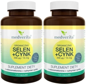 2 x Selen + Cynk 120 kapsułek, Medverita