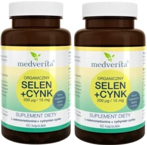 2 x Selen + Cynk 60 kapsułek, Medverita