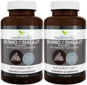 2 x Shilajit/Mumio 120 kapsułek, Medverita