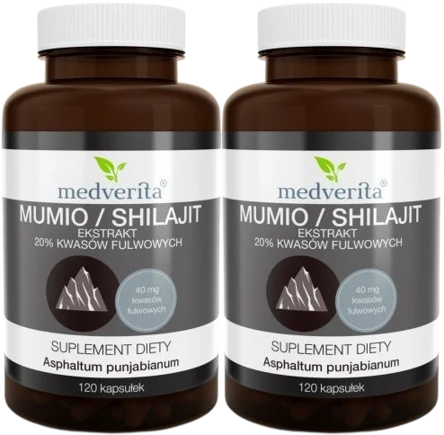 2 x Shilajit Mumio 120 kapsułek, Medverita.webp