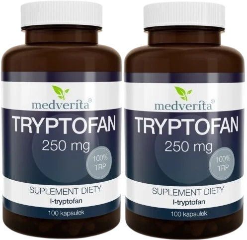 2 x Tryptofan 100 kapsułek, Medverita.webp