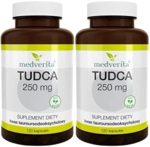 2 x Tudca 250 mg 120 kapsułek, Medverita