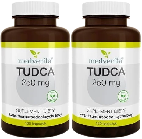 2 x Tudca 250 mg 120 kapsułek, Medverita.webp
