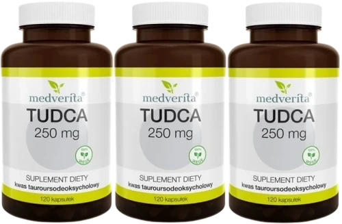 3 x Tudca 250 mg 120 kapsułek, Medverita.webp