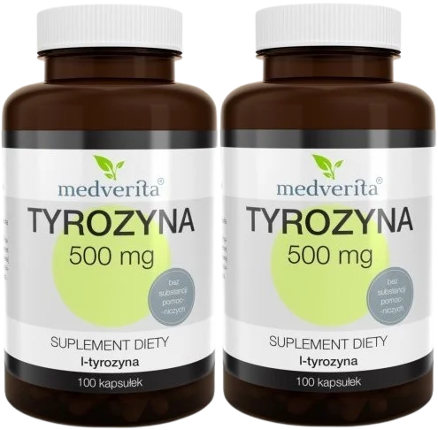 2 x Tyrozyna 100 kapsułek, Medverita.webp