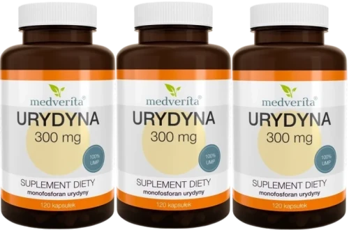 3 x Urydyna 300 mg 120 kapsułek, Medverita.webp
