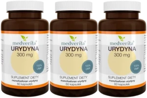 3 x Urydyna 300 mg 60 kapsułek, Medveritav