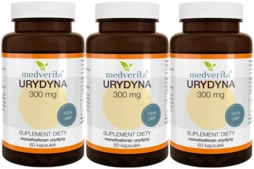 3 x Urydyna 300 mg 60 kapsułek, Medverita.webp