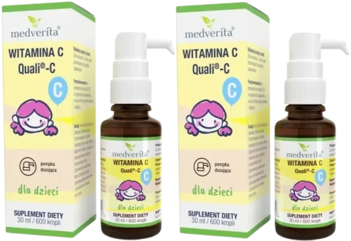 2 x Wit.C w kroplach dla dzieci Quali-C 30ml, Medverita.webp
