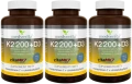 3 x Witamina K2 MK-7 200 ug+ D3 2000IU 120 kapsułek, Medverita.webp