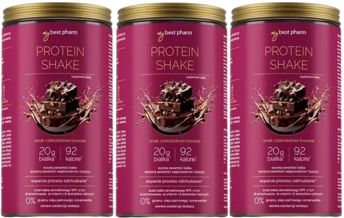 3 x ProteinSHAKE smak czekoladowe brownie, MyBestPharm.webp