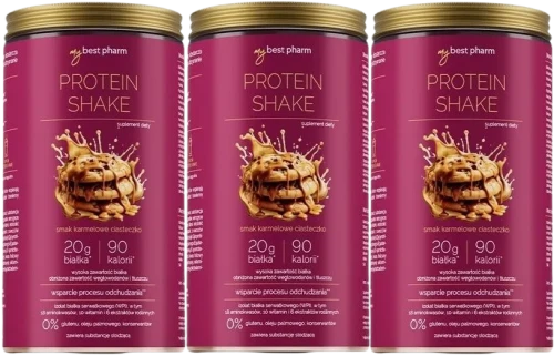 3 x ProteinSHAKE smak Karmelowe ciasteczko, MyBestPharm.webp