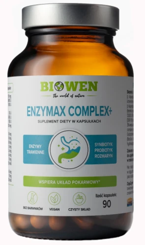 Enzymax Complex (enzymy trawienne) - 90 kaps, Biowen