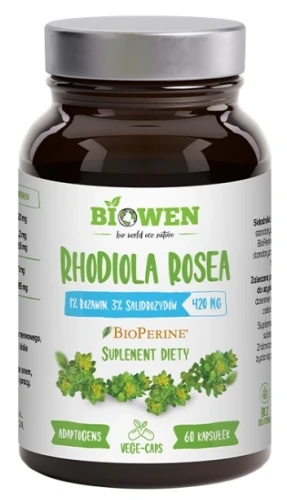 Rhodiola Rosea - 60 kapsułek, Biowen