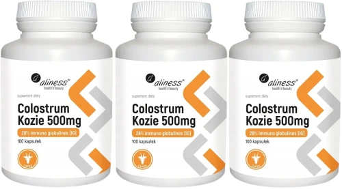 3 x Colostrum Kozie 28% IG 500 mg Aliness.webp