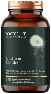 Mushroom Complex 100 kap Grzyby Witalne, Doctor Life