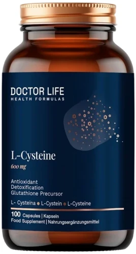 L-Cysteine 600mg100 kapsułek, Doctor Life.webp