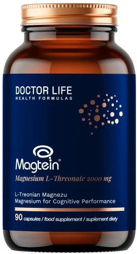 Magtein Magnesium L-Threonate 90 kapsułek, Doctor Life.webp