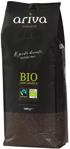 Kawa Ariva Bio Omkafe 1 kg ziarno, Argenesi.webp