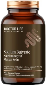 Maślan Sodu 1000mg 100 kapsułek, Doctor Life