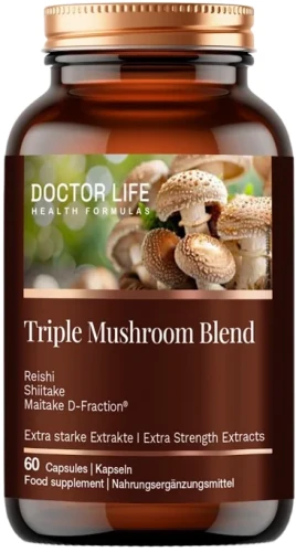 Triple Mushroom Blend 60 kapsułek, Doctor Life.webp