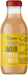 Syrop imbir, cytryna, miód 0,3l, EkaMedica