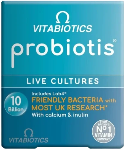 Probiotis Live Cultures probiotyk 30 kaps., Vitabiotics.webp