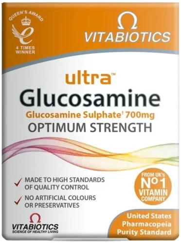 Ultra Glucosamine glukozamina 60 tabl., Vitabiotics.webp